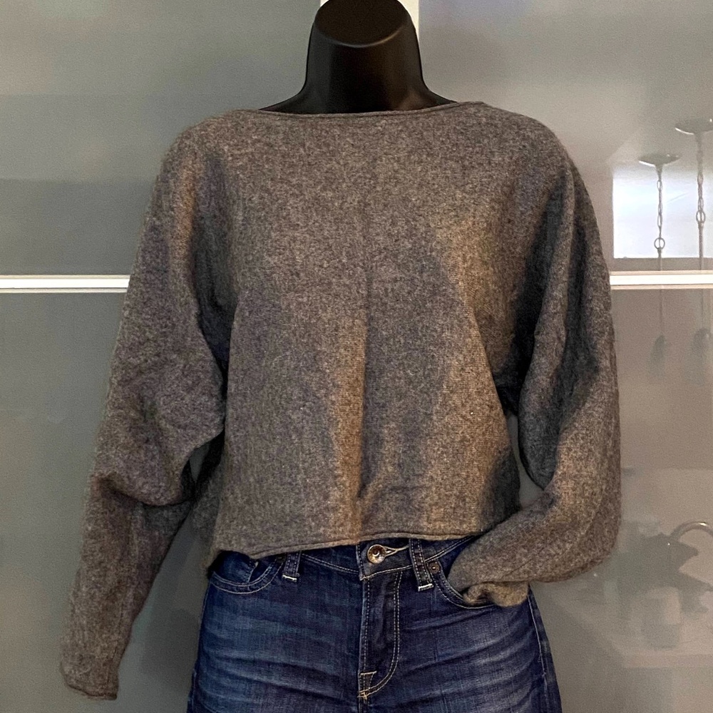 BCBGMaxAzria Grey Cashmere Sweater